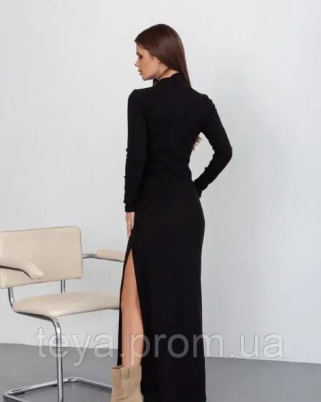Плаття для жінок колір чорний розміри S, M, L, XL FI_009665 | Зображення 2