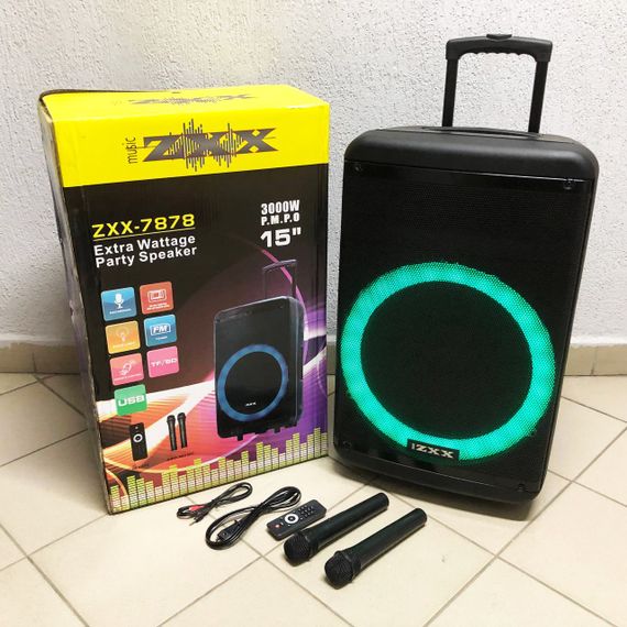 Музична колонка з блютузом і флешкою ZXX-7878, Дуже потужна колонка для дому та вулиці KG-31 | Зображення 6