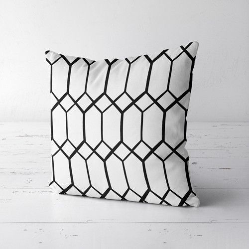 Подушка декоративная Soft Орнамент из шестиугольников 45х45 см (45PST_ERA003)