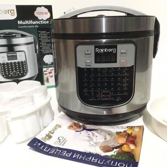 Мультиварка пароварка йогуртниця Rainberg RB-6209 45 програм 6 л 1000W
