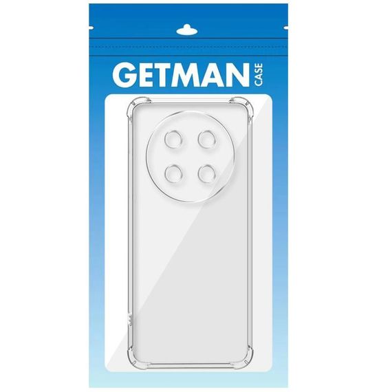 TPU чохол GETMAN Ease logo посилені кути Full Camera для Honor X9c Безбарвний (прозорий) | Зображення 2