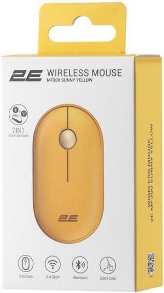 Миша 2E MF300 Silent WL BT Sunny yellow (2E-MF300WYW) | Зображення 6