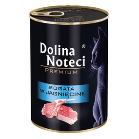 Вологий корм для котів з ягнятком Dolina Noteci Premium Cat Lamb, 400 гр