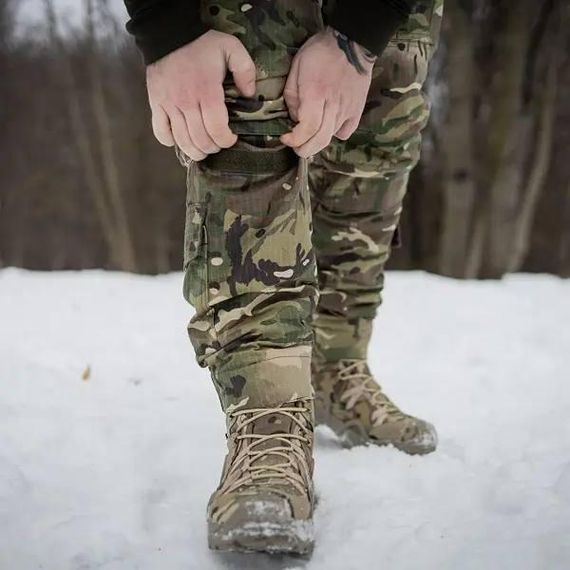 Штани водовідштовхувальні 13 кишень зимові тактичні на флісі Apex мультикам | Зображення 4