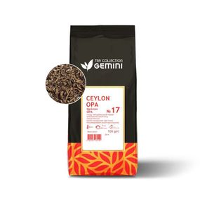 Чай листовий Gemini Цейлон ОРА №17 Ceylon OPA 100г