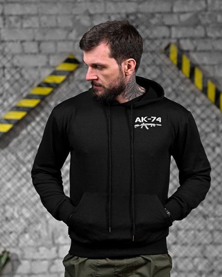Тактическая худи MAKLIN   АК-74 черная  ДЛ7065 | Зображення 3