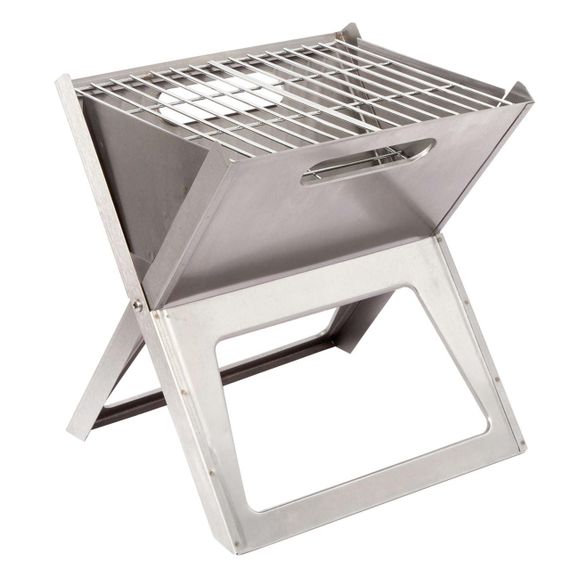 Гриль вугільний Bo-Camp Notebook/Fire Basket Compact Silver (8108347) | Зображення 1