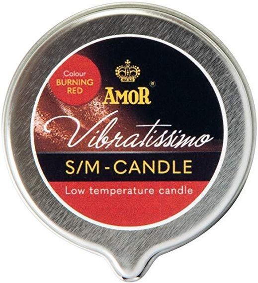 Массажная свеча - Vibratissimo Burning Red, 50 мл Sex Aura | Зображення 3