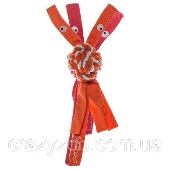 Игрушка для собак Rogz Cowboyz оранжевая М 31 см 4289708