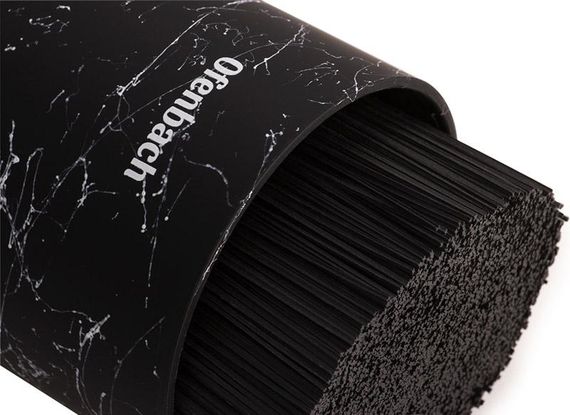 Підставка-колода Ofenbach Black Marble для кухонних ножів і ножиць 11х11х22см, кругла | Зображення 4