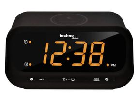 Годинник настільний Technoline WT477 Wireless Mobile Charging Black (WT477)