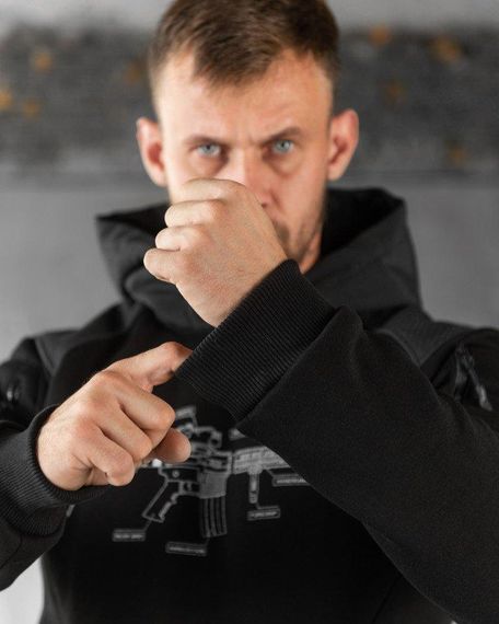 Тактична худи machine black НП4884 | Зображення 5