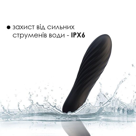 Мощный мини-вибратор Svakom Tulip Black | Зображення 4