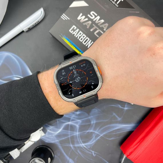 Розумний годинник Modfit Carbon Blade Black | Зображення 4
