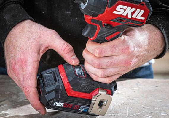 Гвинтоверт акумуляторний безщітковий ударний, SKIL 3225 CA Compact + енергокомплект 3110 АА 11072000202 (акумулятор 2,5 Ah, зарядний пристрій) промо-комплект | Зображення 6