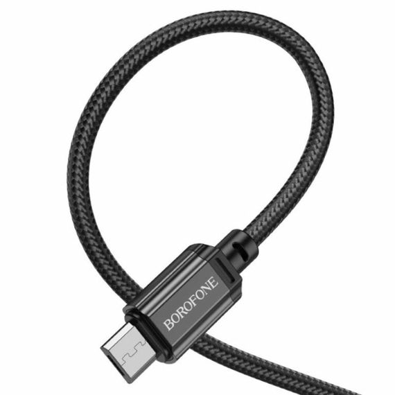Кабель BOROFONE BX87 Sharp charging data cable for Micro Black | Зображення 2