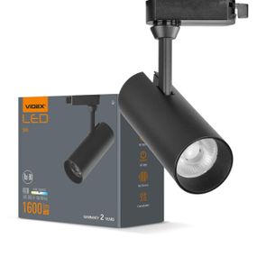 Світлодіодний світильник трековий VIDEX 20W 4100K чорний