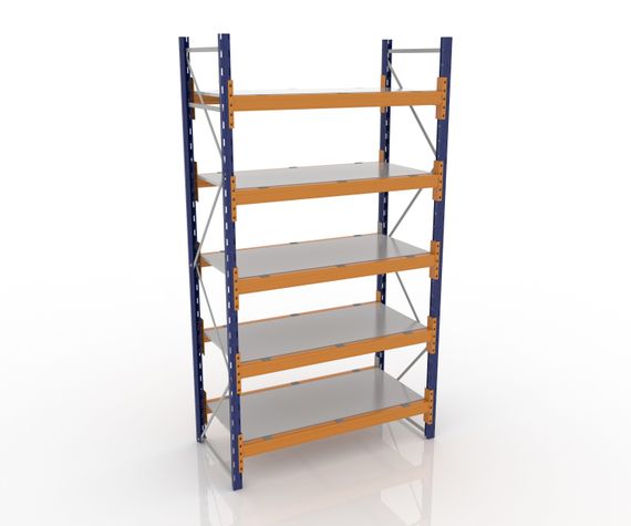 Посилений поличний металевий стелаж Mini Rack, індивідуальний розрахунок