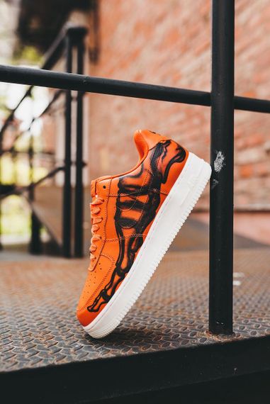 Кросівки чоловічі N-ike Air Force 1 Skeleton Orange 42 26.5 см | Зображення 3