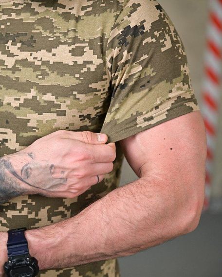 Футболка бавовняна піксель ДЛ7354 | Зображення 3