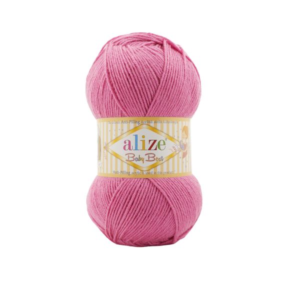 Пряжа Alize Baby Best No 157 (Алізе Бебі Бест) – 10% Бамбук, 90% Антипілінг Акрил, 100г/240м