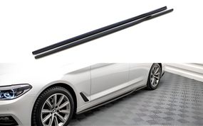 Боковые Пороги DPT V-2 (Черный Глянец) для BMW 5 серия G30/31 2017-2023 гг