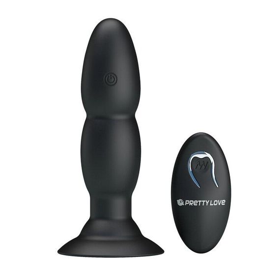 Анальний стимулятор з вібрацією і ротацією BI-040052W Sex Aura | Зображення 1