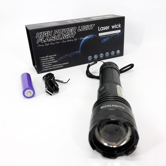 Ручний ліхтар cob, Ліхтар з регулюванням променя, Світильник пило-вологозахищений AW-82 | Зображення 2