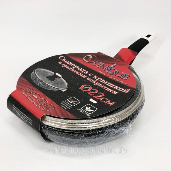 Антипригарна сковорода без олії, Сковороди без масла, Глибока сковорода для кухні EA-36 | Зображення 6