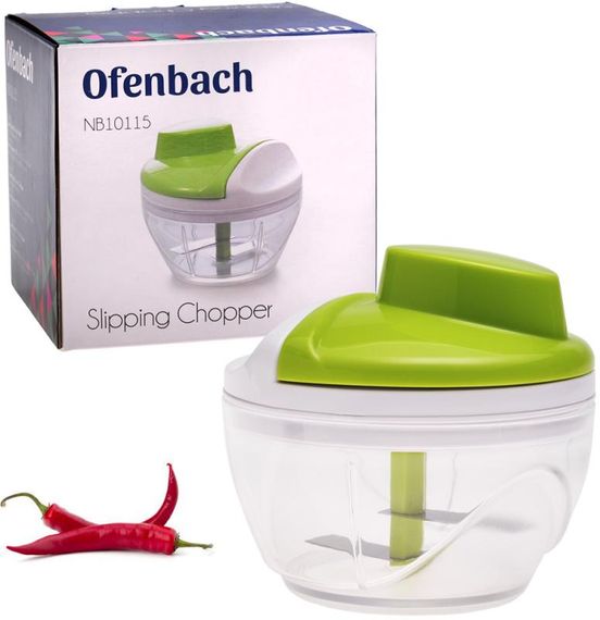 Подрібнювач ручний Ofenbach для продуктів Ø12х11см механічний | Зображення 5