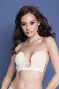 Бюстгальтер-нивидимка Julimex V!BRA Телесный C