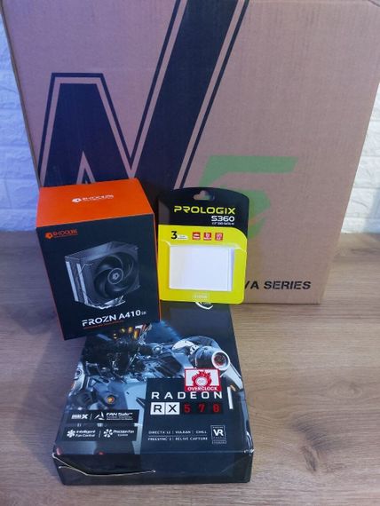 Ігровий ПК GameMax Nova Tower / Intel Core i5-3470 (4 ядра по 3.2 - 3.6 GHz) / 16 GB DDR3 / 512 GB SSD + 500 GB HDD / AMD Radeon RX 570, 4 GB GDDR5, 256-bit / 400W б/в + Подарунок Кабель DVI + живлення | Зображення 7