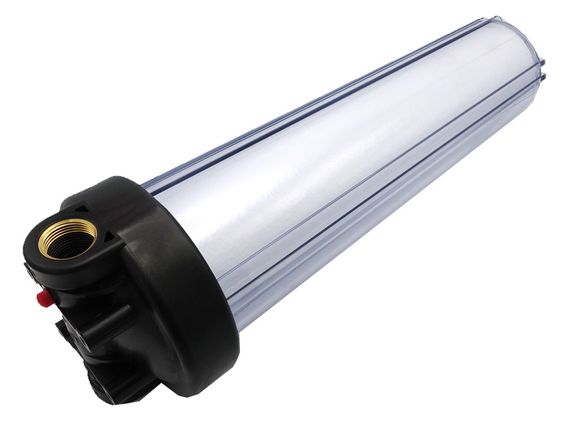 Колба BigBlue 20" Tiger Filtration прозора (латунь.різьби/макс10атм) + картридж 1/4 | Зображення 2