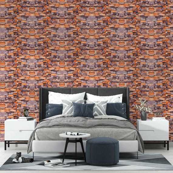 Самоклеюча 3D панель піщаник катеринослав цегла Sticker Wall 20000х700х3мм | Зображення 6