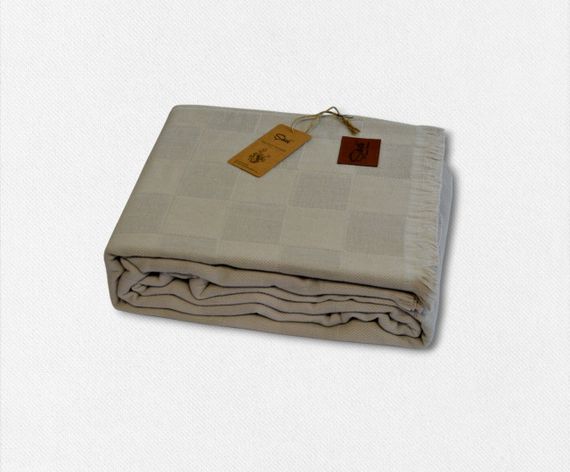 Вафельное покрывало Sikel 210×240 см. Elegan Kahve