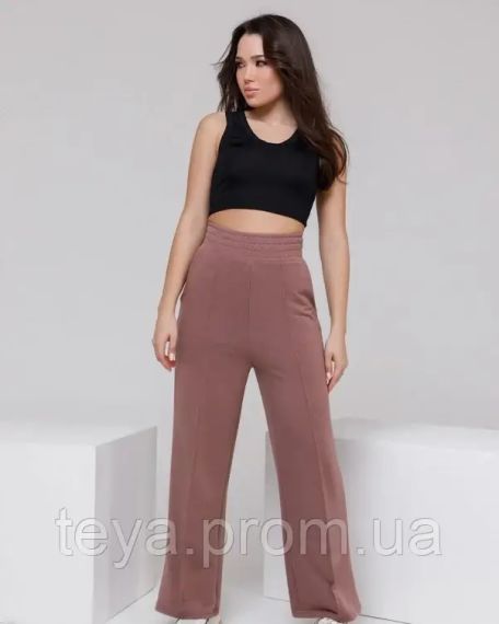 Спортивные штаны цвет коричневый размеры M, XL, S, L FI_002663 | Зображення 3