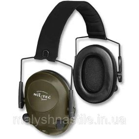 Навушники Mil-Tec стрілкві, активні (Olive)