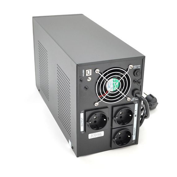 ДБЖ Ritar RTM3000 (1800W) Proxima-D, AVR, 3st, 3xSCHUKO socket, 4x12V9Ah, metal Case Q1 (500 * 245 * 350) 21,8 кг (400 * 145 * | Зображення 2