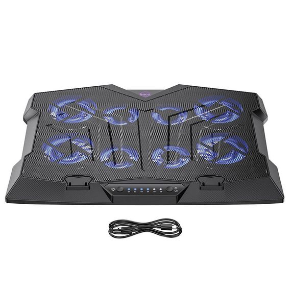 Охлаждающий кулер для ноутбука Hoco GM27 Monte Black | Зображення 6