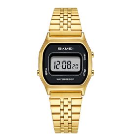 Чоловічий наручний годинник Skmei 2651GD Gold золотистого кольору зі сталевим браслетом
