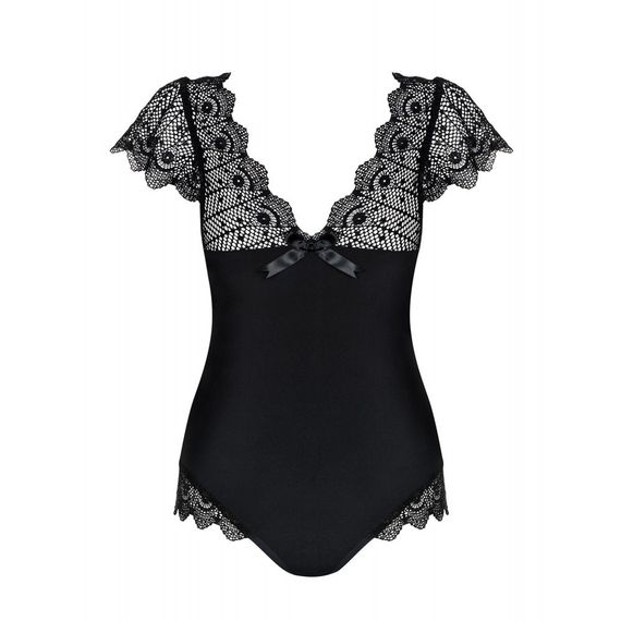 Боди Obsessive Moketta teddy S/M чорний Sex Aura | Зображення 2