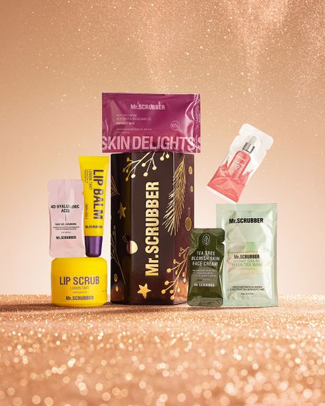 Подарунковий набір Mr. Scrubber Secret Santa Brown | Зображення 1