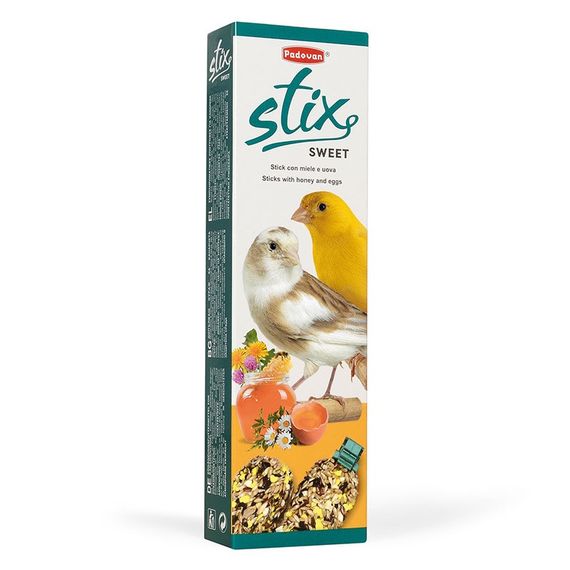 Ласощі для птахів Padovan Stix Sweet Canarini 80 гр
