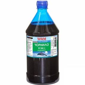 Чернила WWM HP № 22/134/136 1000г Cyan (H34/C-4)
