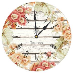 Часы настенные круглые Time to enjoy! 36 см (CHR_K_15M048)