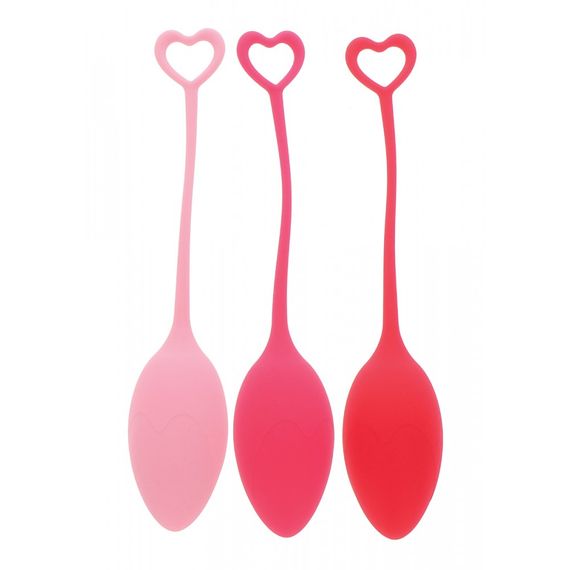 Набір вагінальних кульок Mae B Pelvic Floor Exercise Kegel Balls - Red | Зображення 2