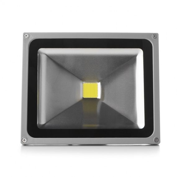 Прожектор уличный LED влагозащищенный IP65 HL-12/30W CW COB серый | Зображення 4