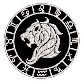 Шеврон знак зодіаку ЛЕВ