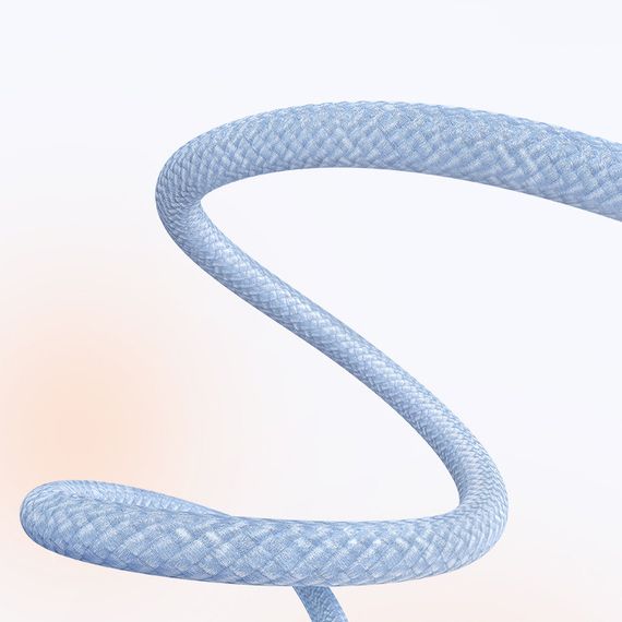 Дата кабель Baseus Discolor Series Fast Charging USB to Lightning 2.4A (1m) (P10374900) Galaxy Blue | Зображення 6