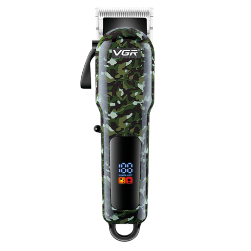 Акумуляторна машинка для стрижки VGR V-665 , 4 насадки, регулятор висоти, LED дисплей | Зображення 1